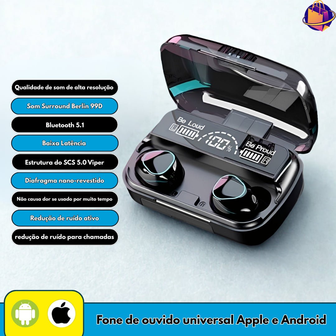 Fone De Ouvido Nexel Bluetooth 5.1
