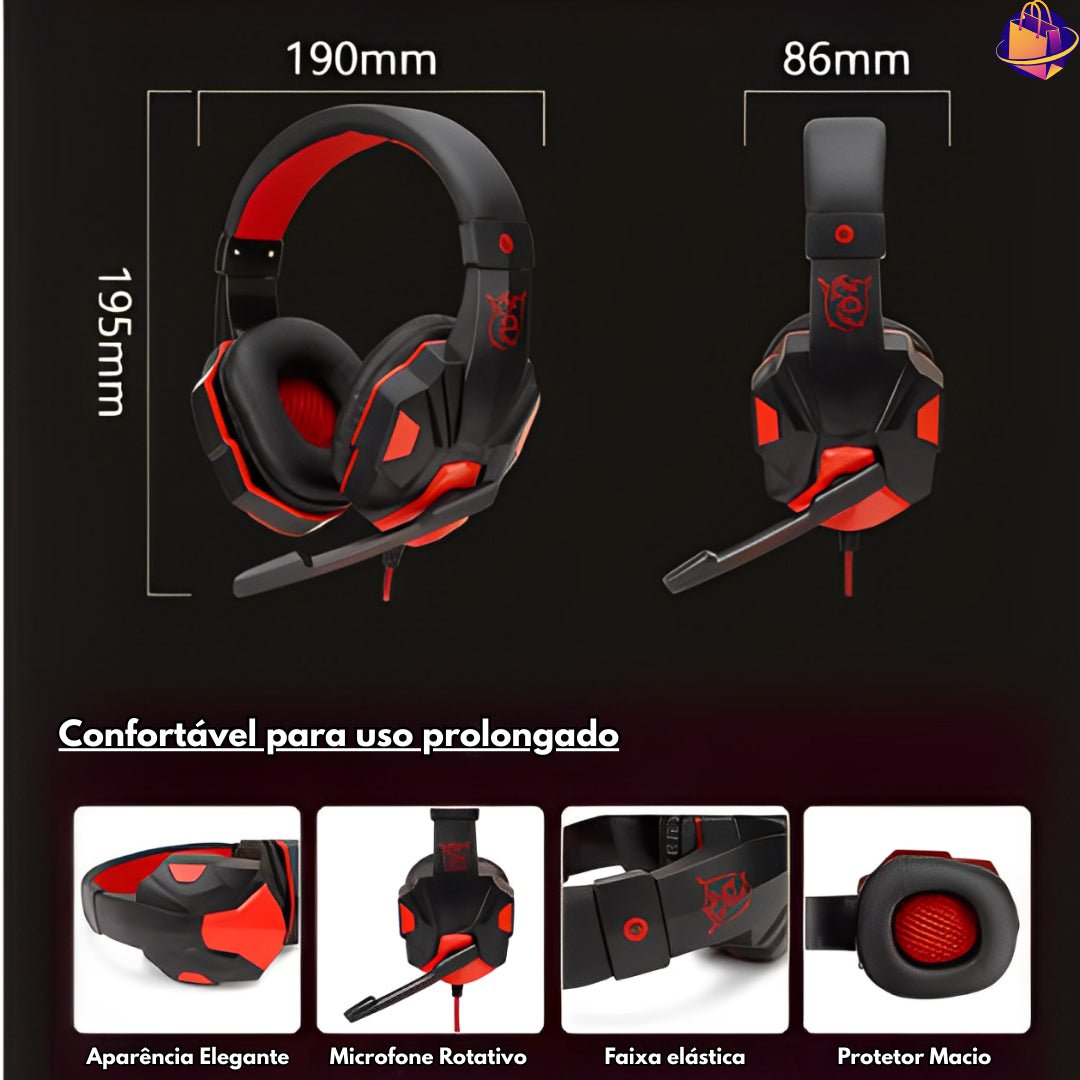 Fone De Ouvido Ergonômico StormCush