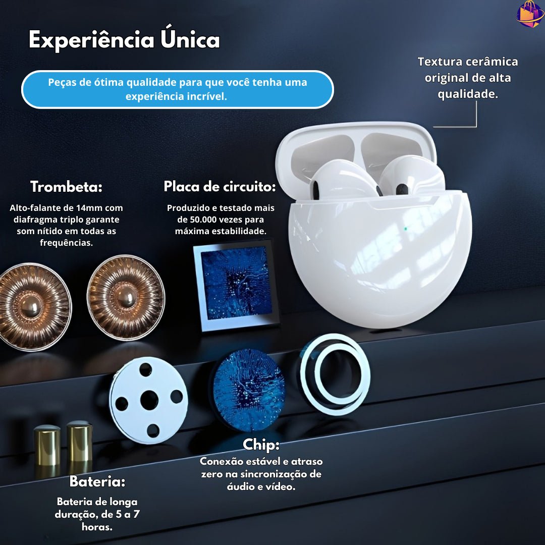 Fone De Ouvido PulseFit Bluetooth